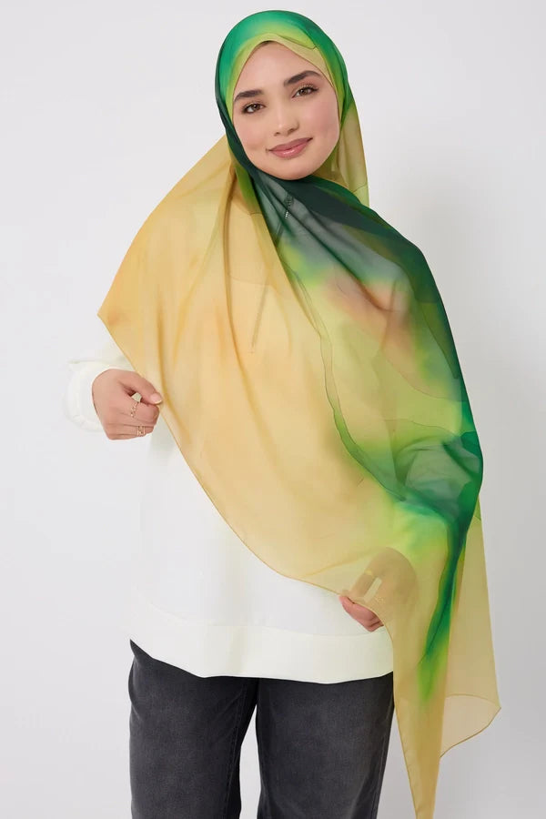 Printed Chiffon Hijab - Where I Begin