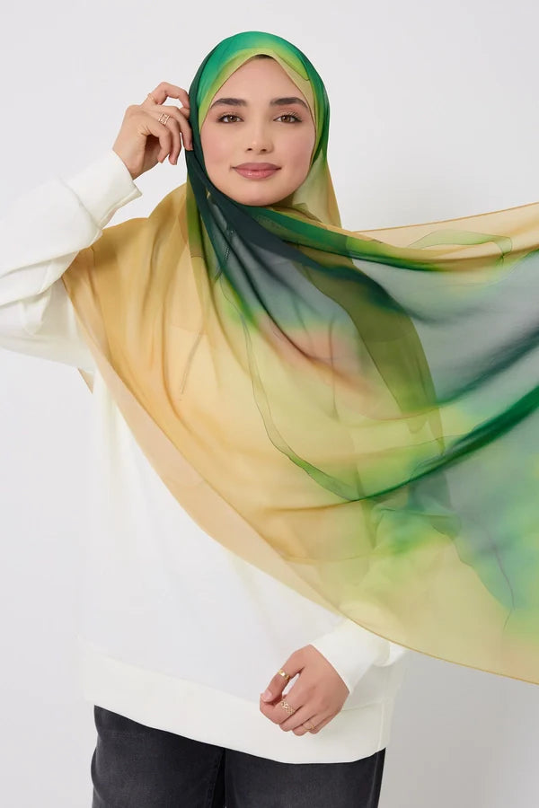 Printed Chiffon Hijab - Where I Begin