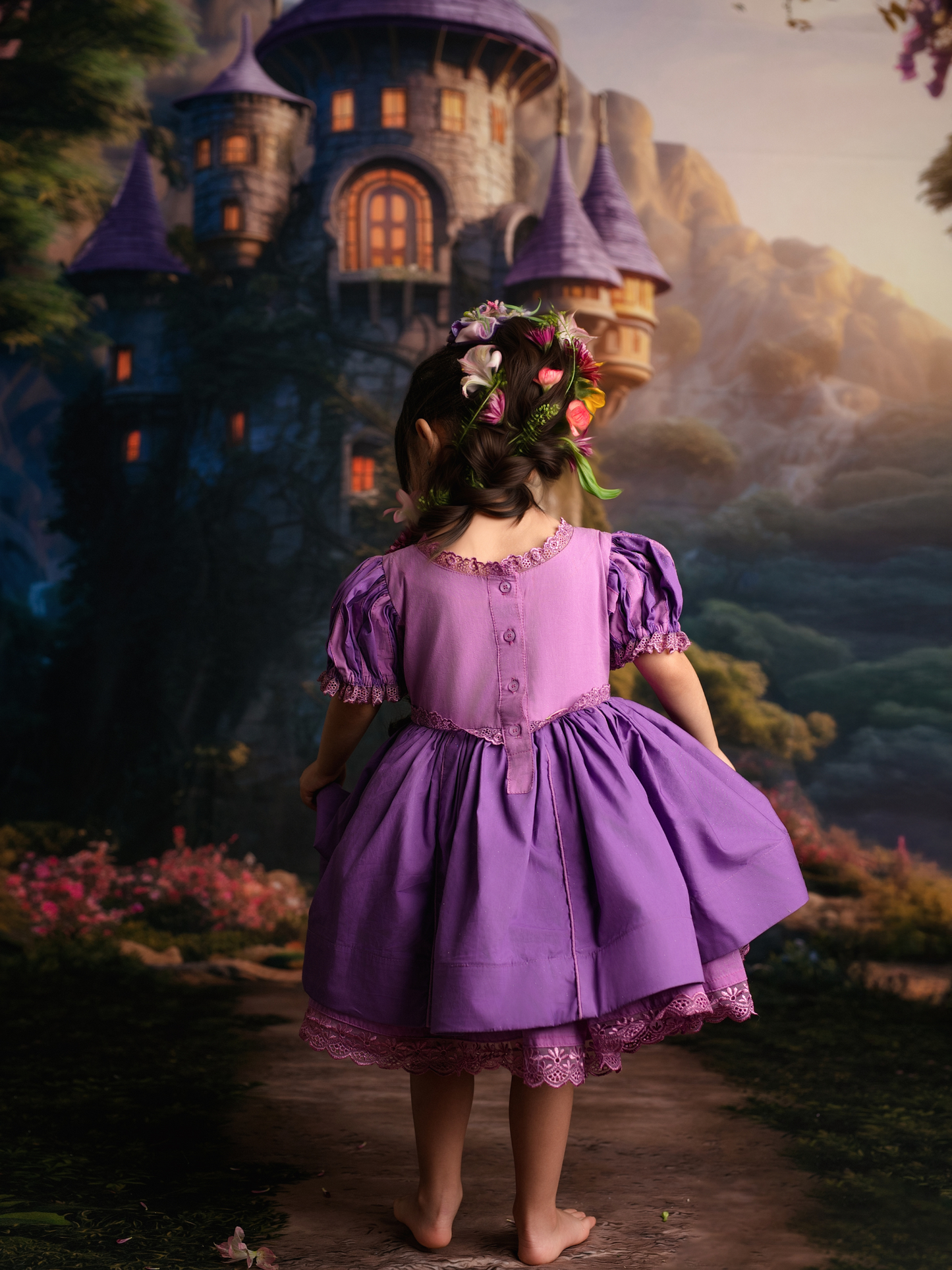 Lilac Princess Dress