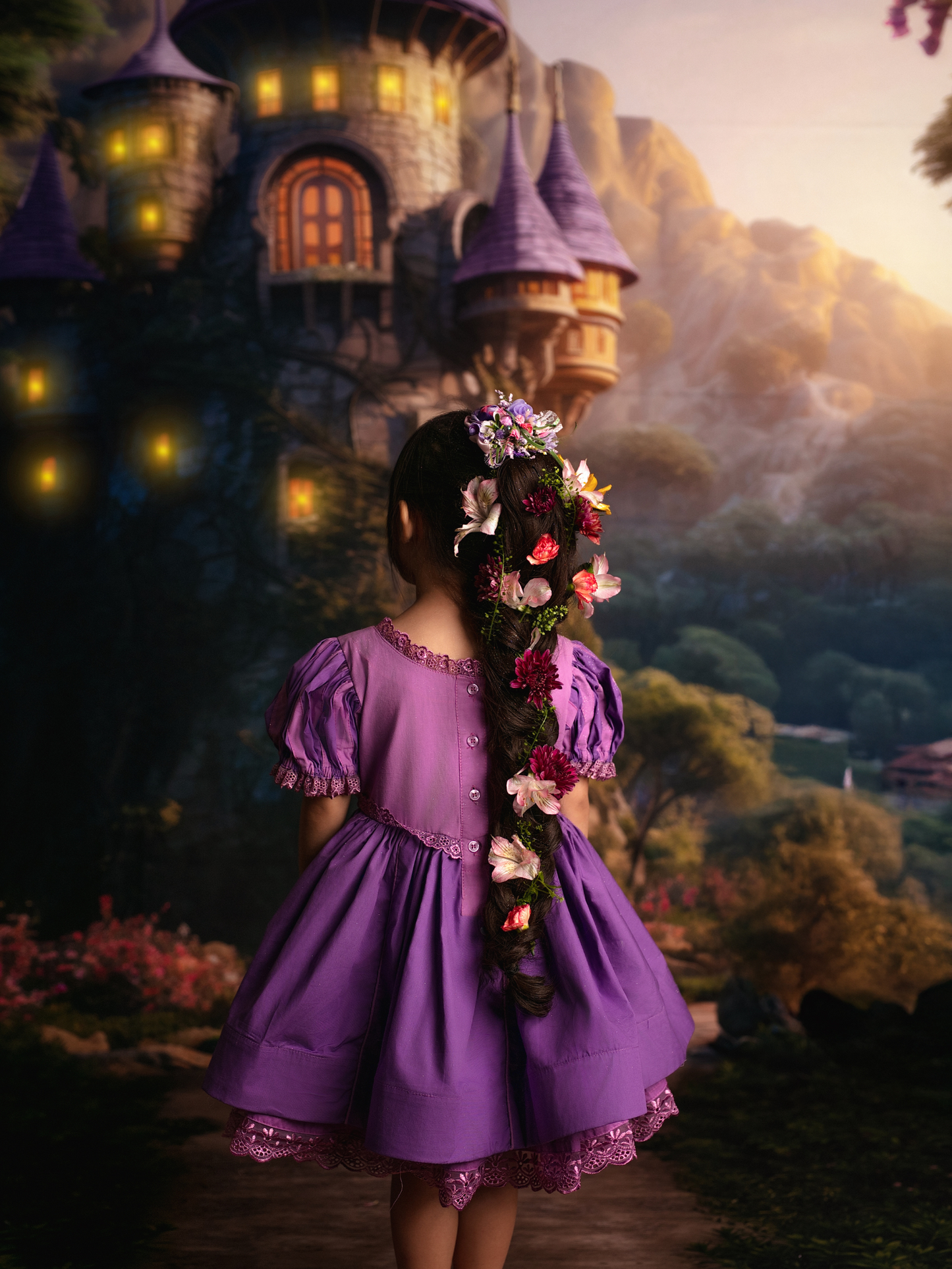 Lilac Princess Dress
