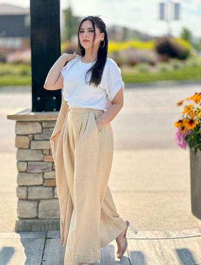 Tan Linen Set