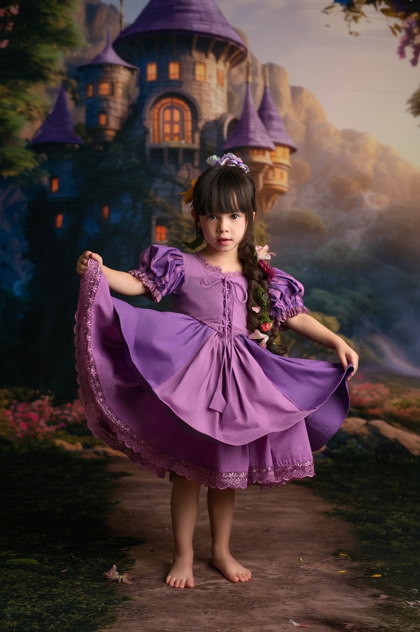 Lilac Princess Dress