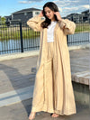 Tan Linen Set