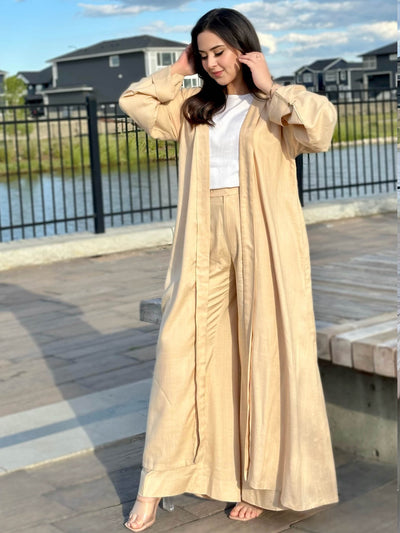 Tan Linen Set