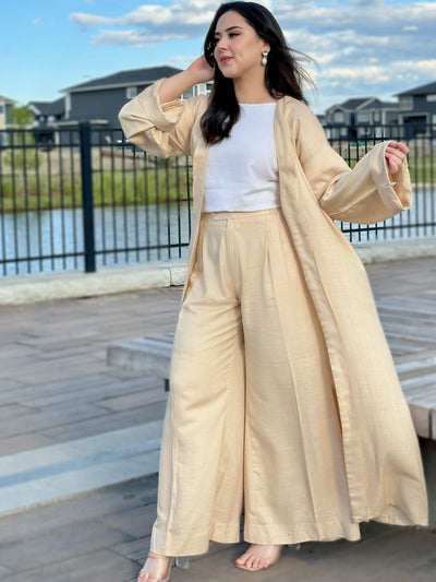 Tan Linen Set