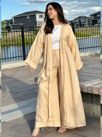 Tan Linen Set