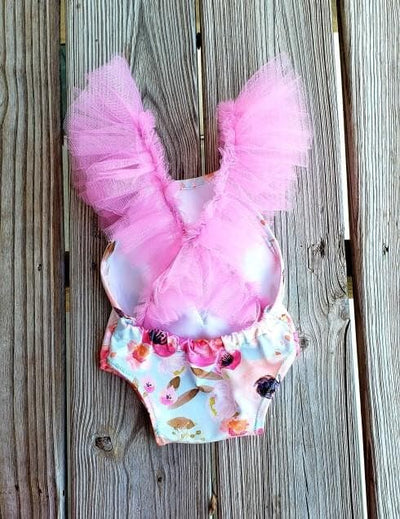 floral baby outfit