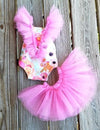 floral baby outfit