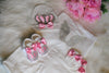 Baby pink crown outfit By Zari
