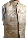 Gold vest 3pc Suit