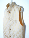 Gold/Cream waistcoat (1 pc) By Zari