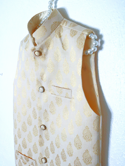 Gold/Cream waistcoat (1 pc)