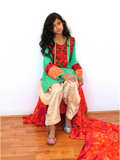 Green Kurta Set
