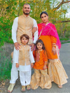 Gold vest 3pc Suit