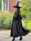 Black Cotton Witch Dress By Zari